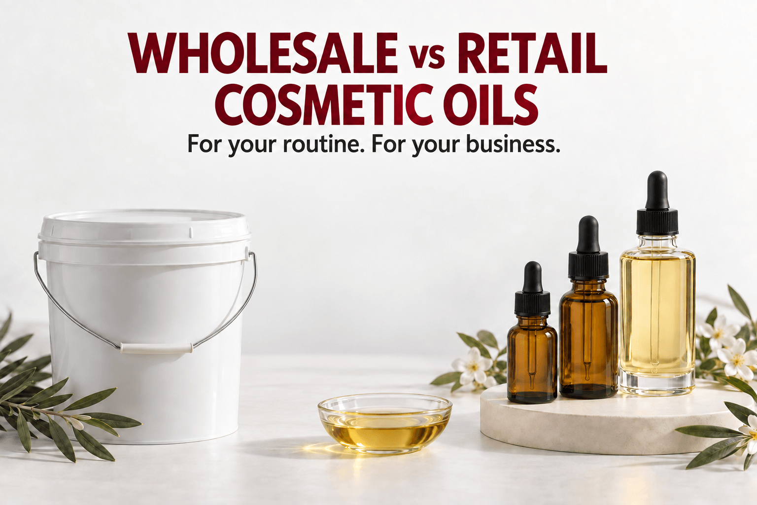 Wholesale vs Retail Cosmetic Oils: Find Your Fit with COCOJOJO
