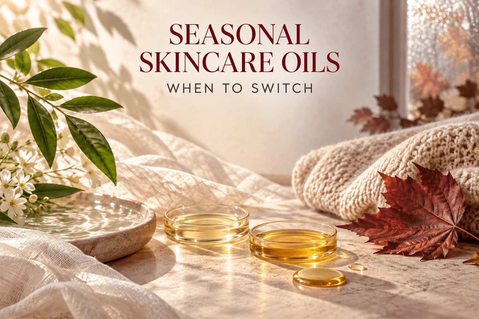 Seasonal Skincare Oils: When to Switch and What to Use