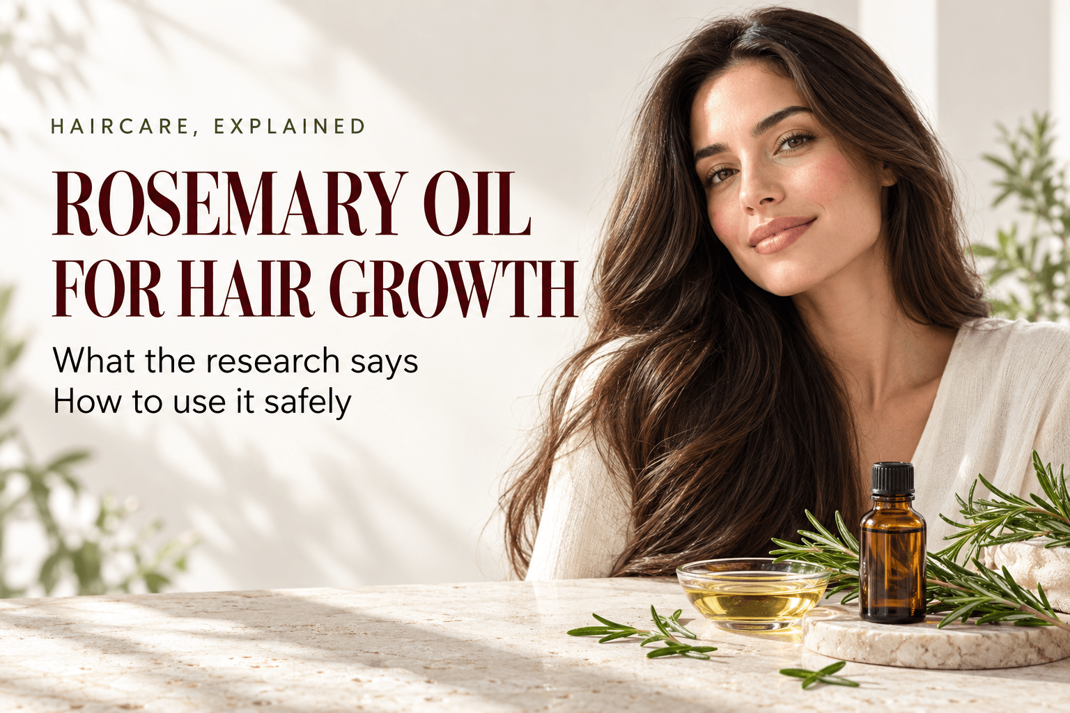 Rosemary Oil for Hair Growth: What the Research Says and How to Use It Safely
