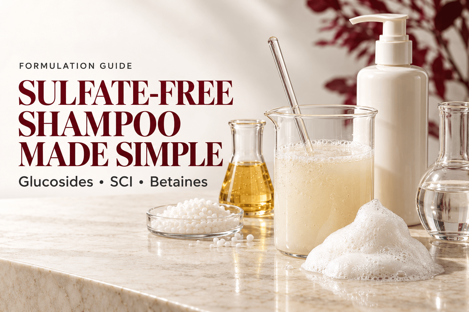 How to Formulate a Sulfate-Free Shampoo with Glucosides, SCI and Betaines