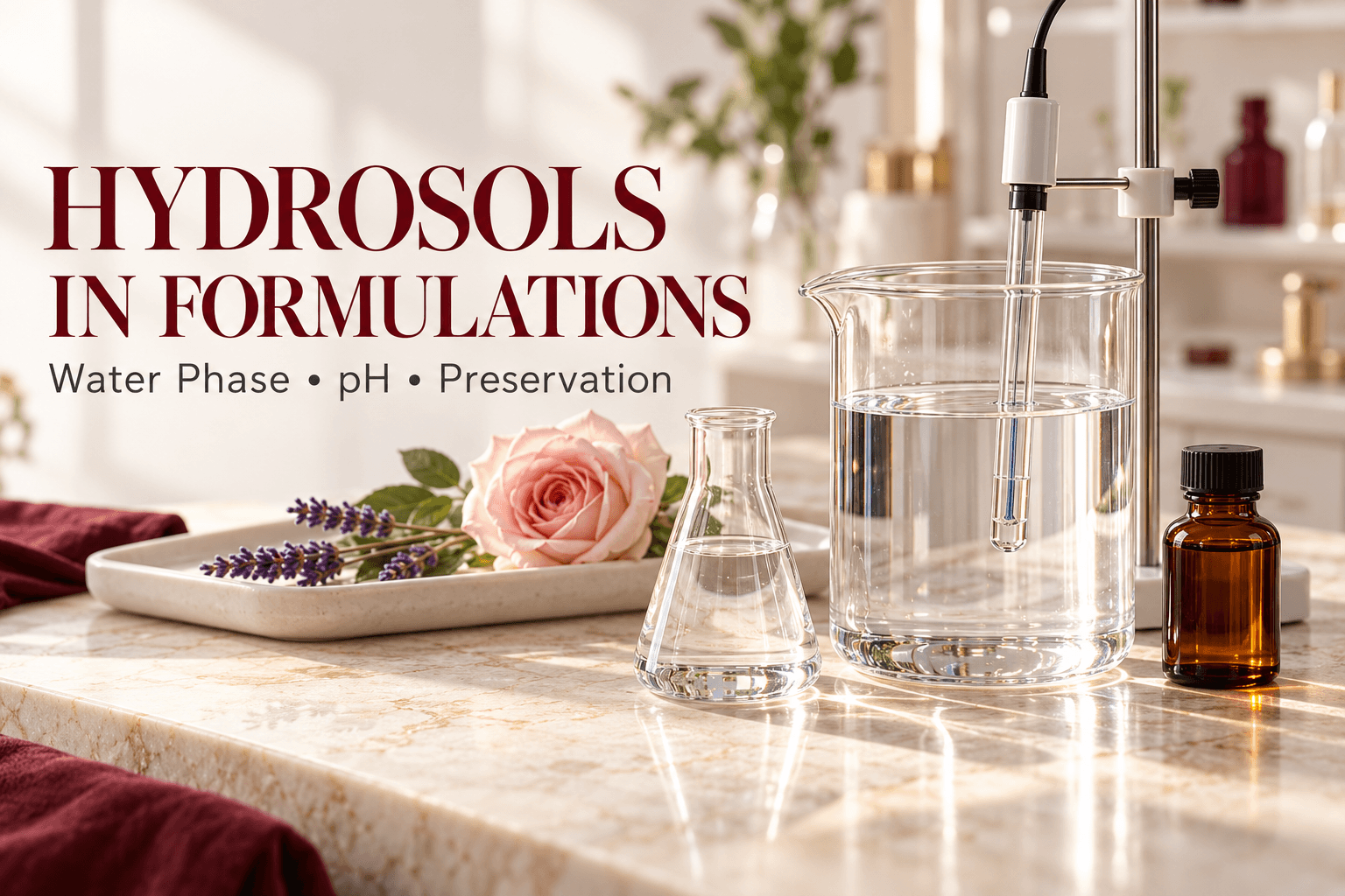 Hydrosols in Formulations: Get the Water Phase, pH and Preservation Right