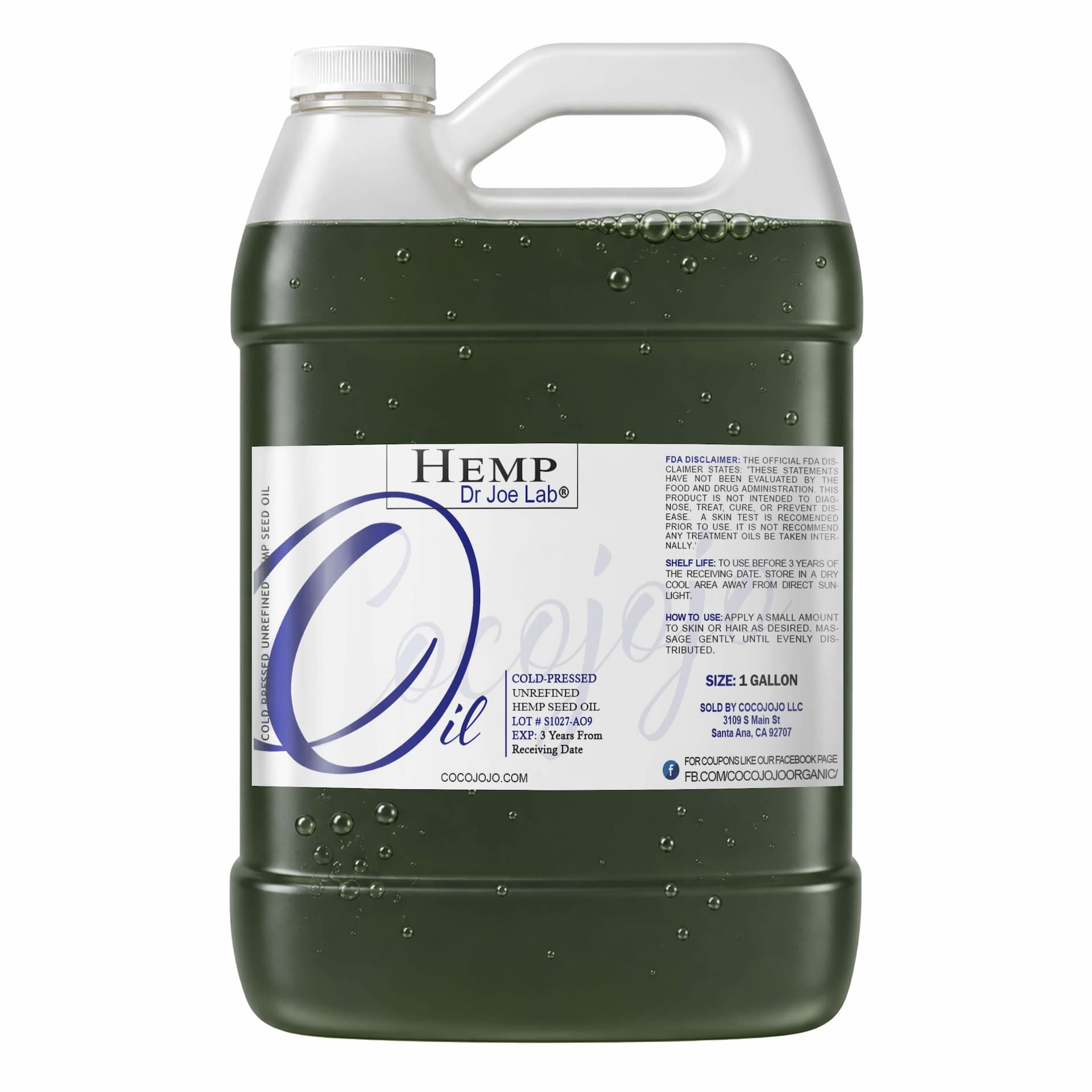 Hemp Seed Oil – Unrefined