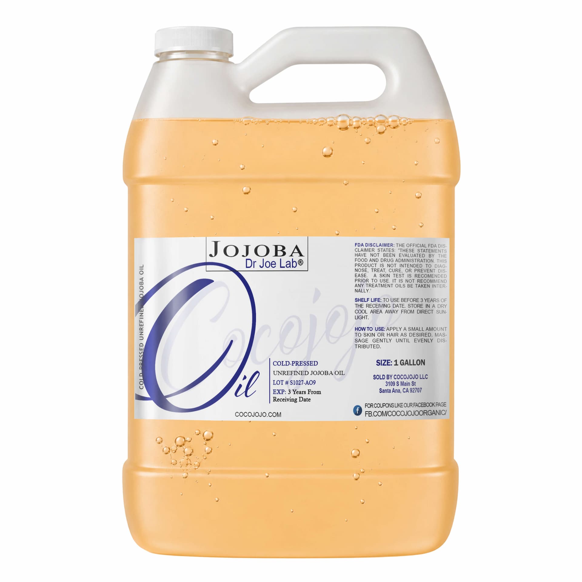 Jojoba Oil – Unrefined