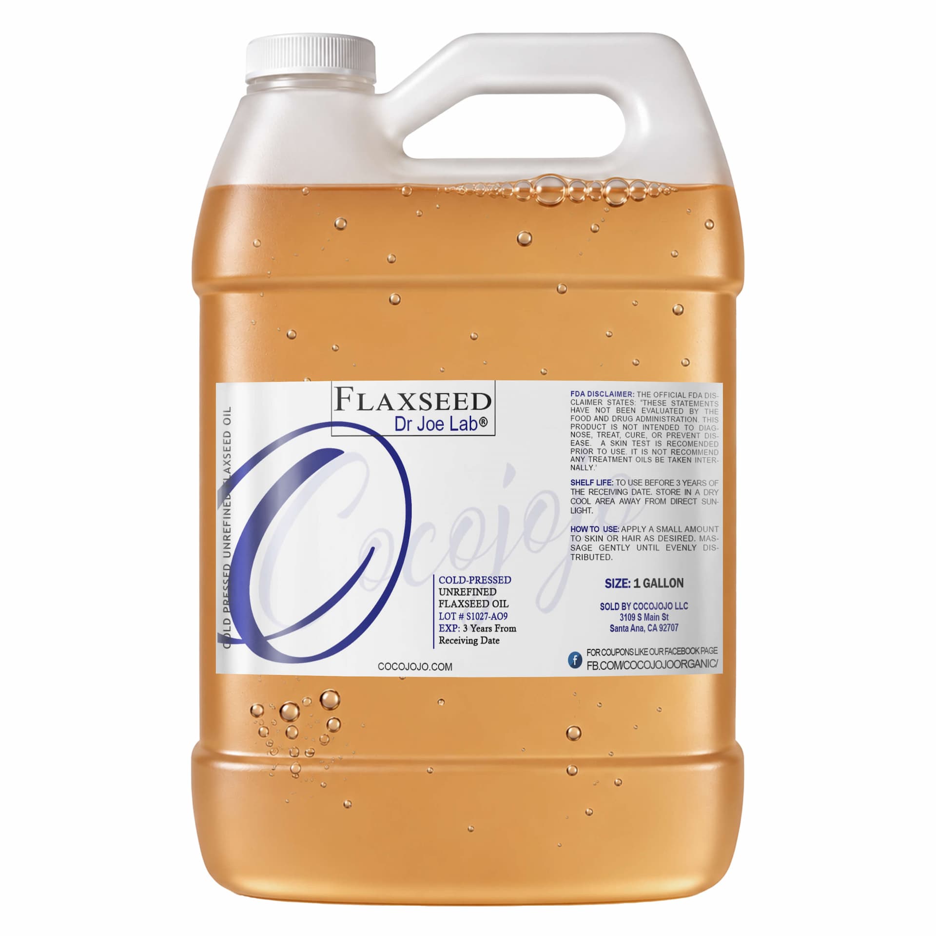 Flaxseed Oil – Unrefined
