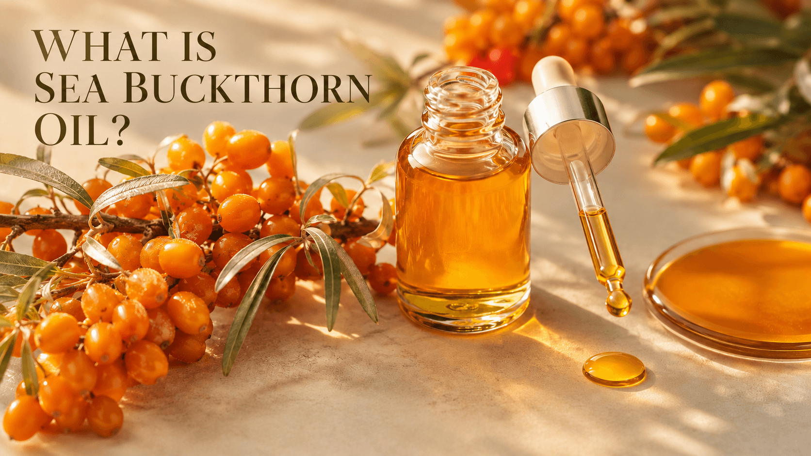 WHAT IS SEA BUCKTHORN OIL ? 