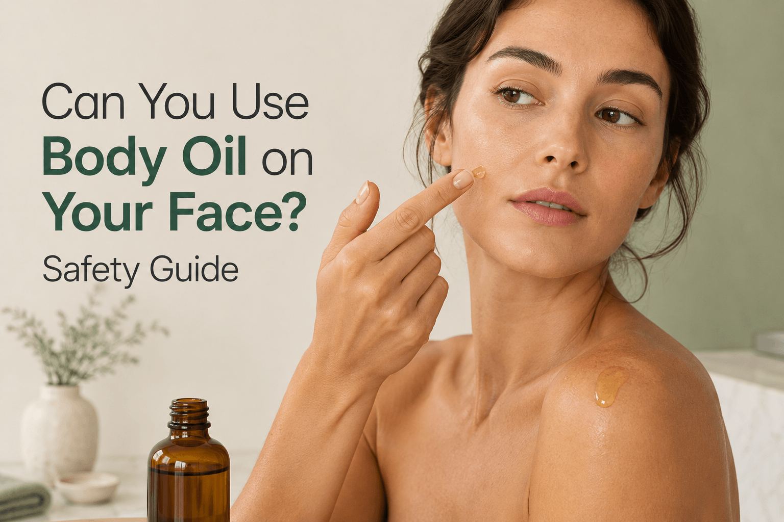 Can You Use Body Oil on Your Face? Safety Guide