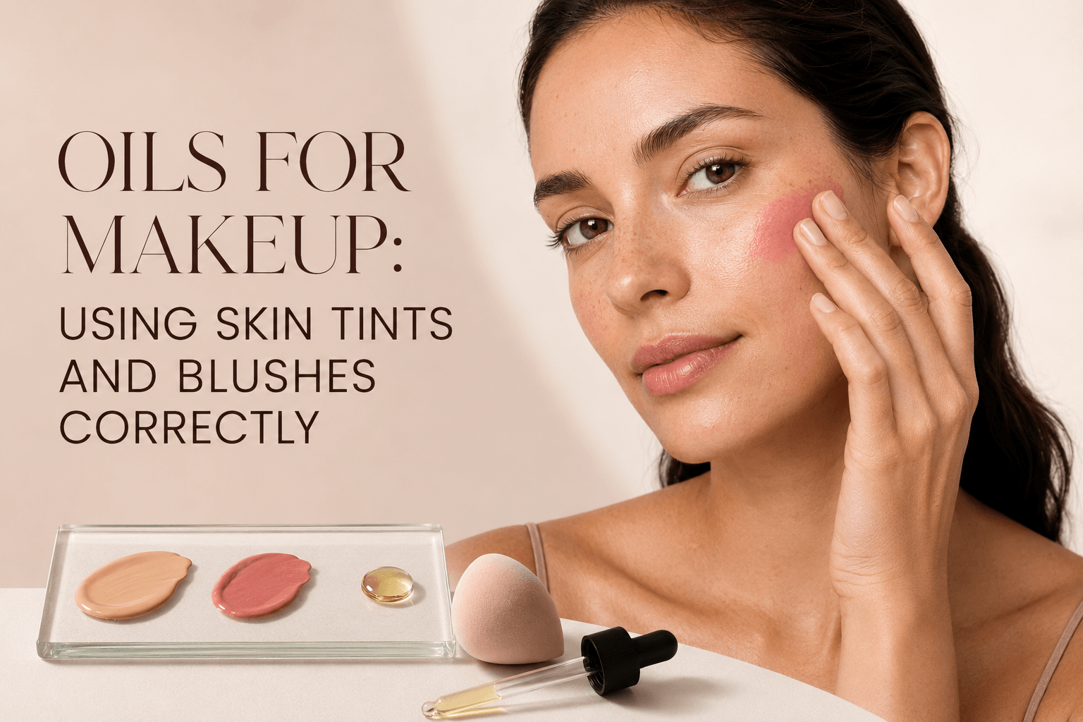 Oils for Makeup: Using Skin Tints and Blushes Correctly