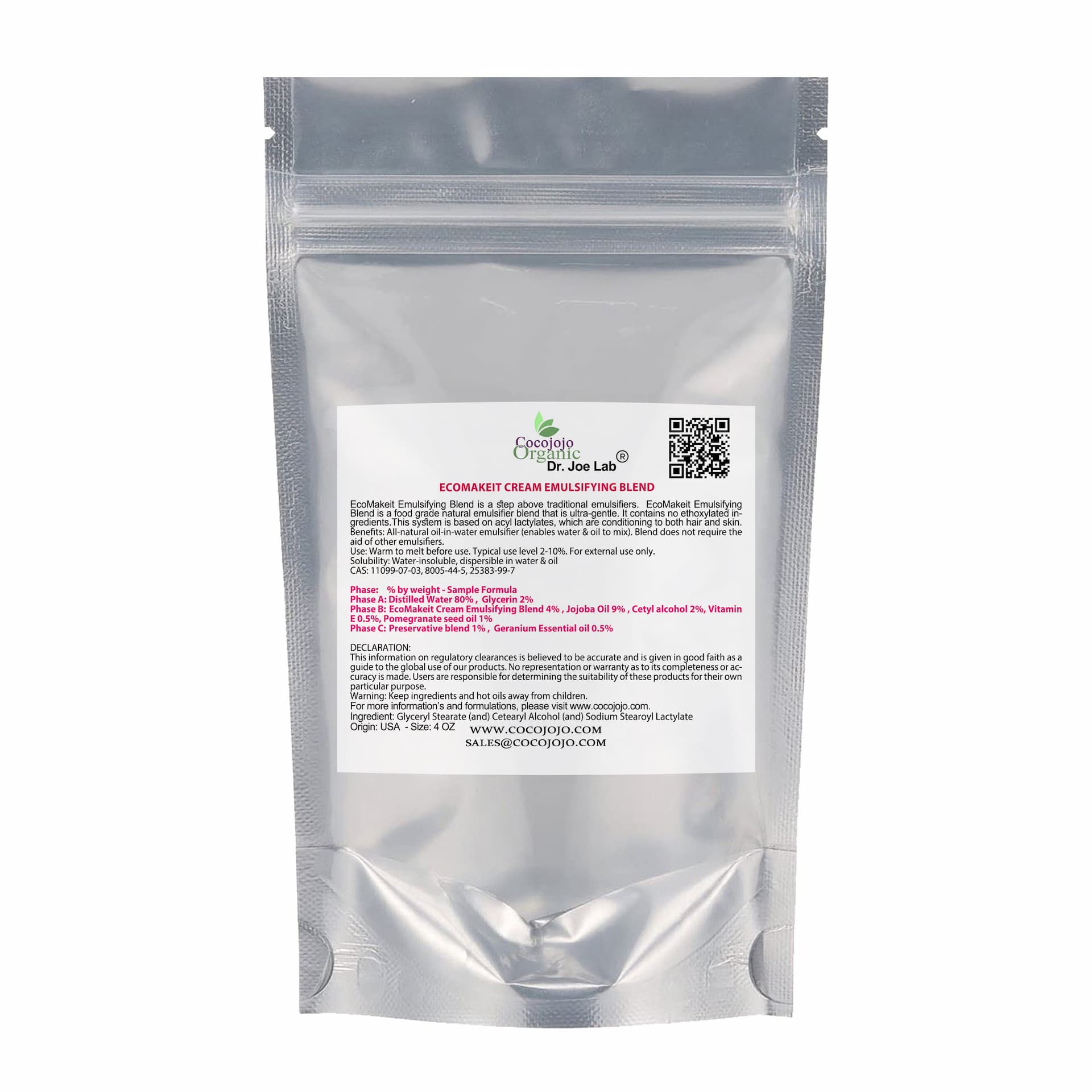Eco Make It Cream – Emulsifying blend