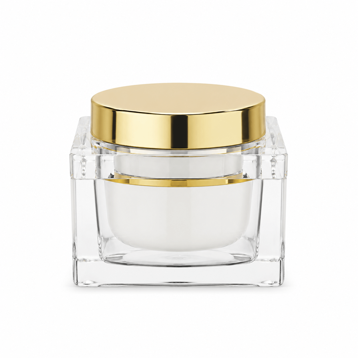Acrylic Jar with Gold Accents | 1oz/30g