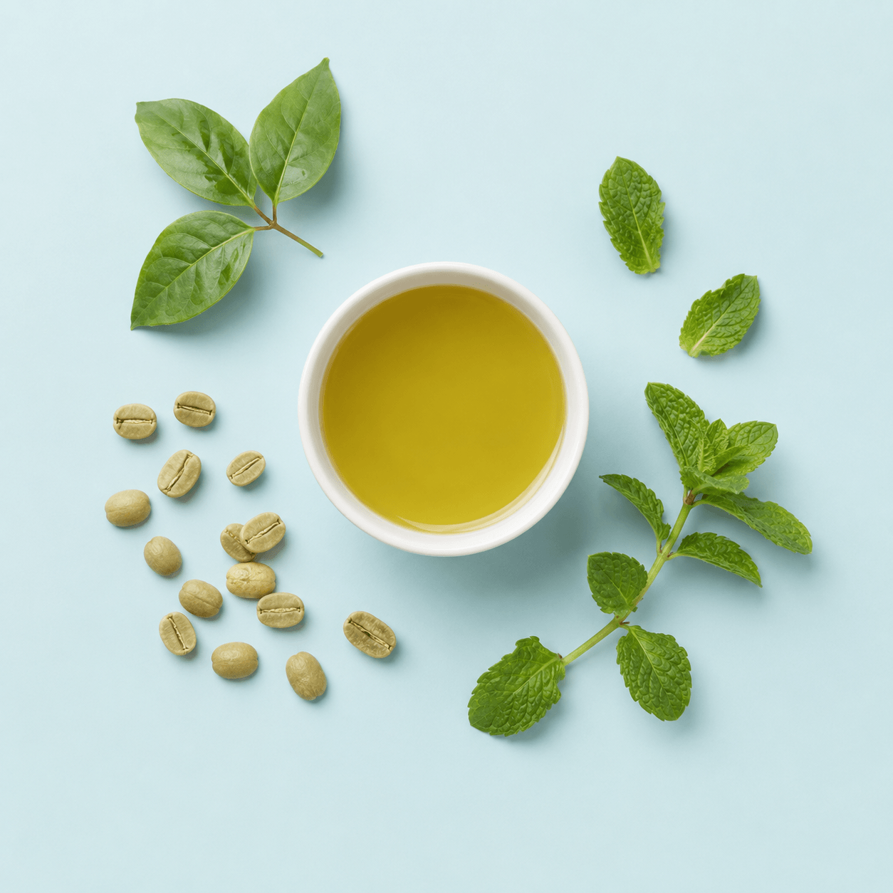 Green Coffee & Peppermint Massage Oil Blend