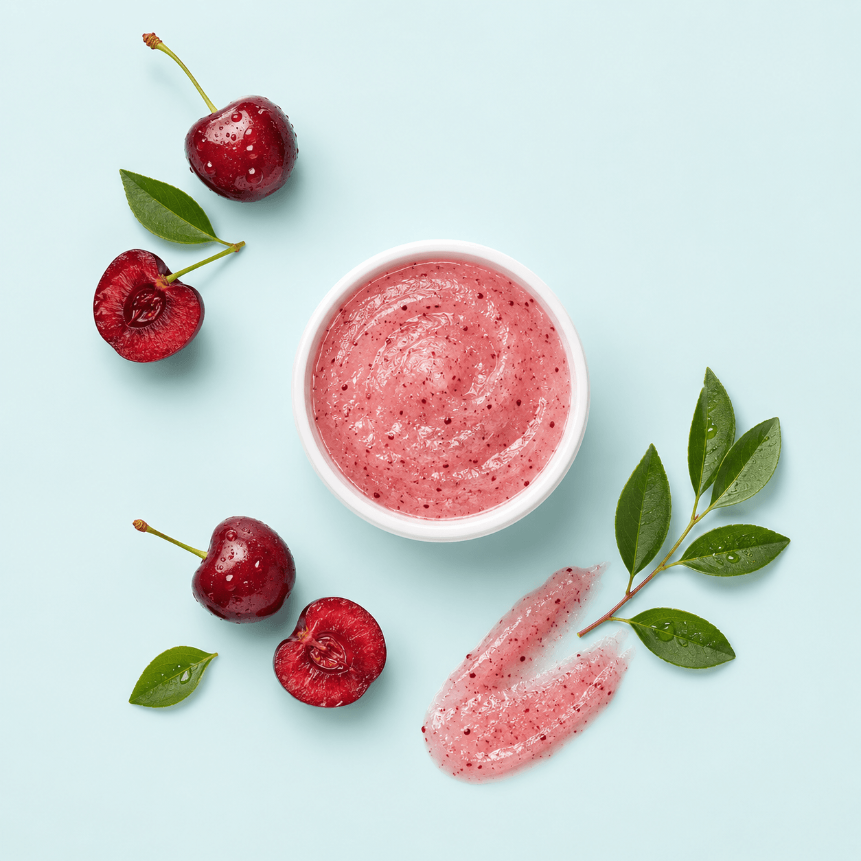 Radiance Boosting Cherry Exfoliator Scrub - Certified Organic