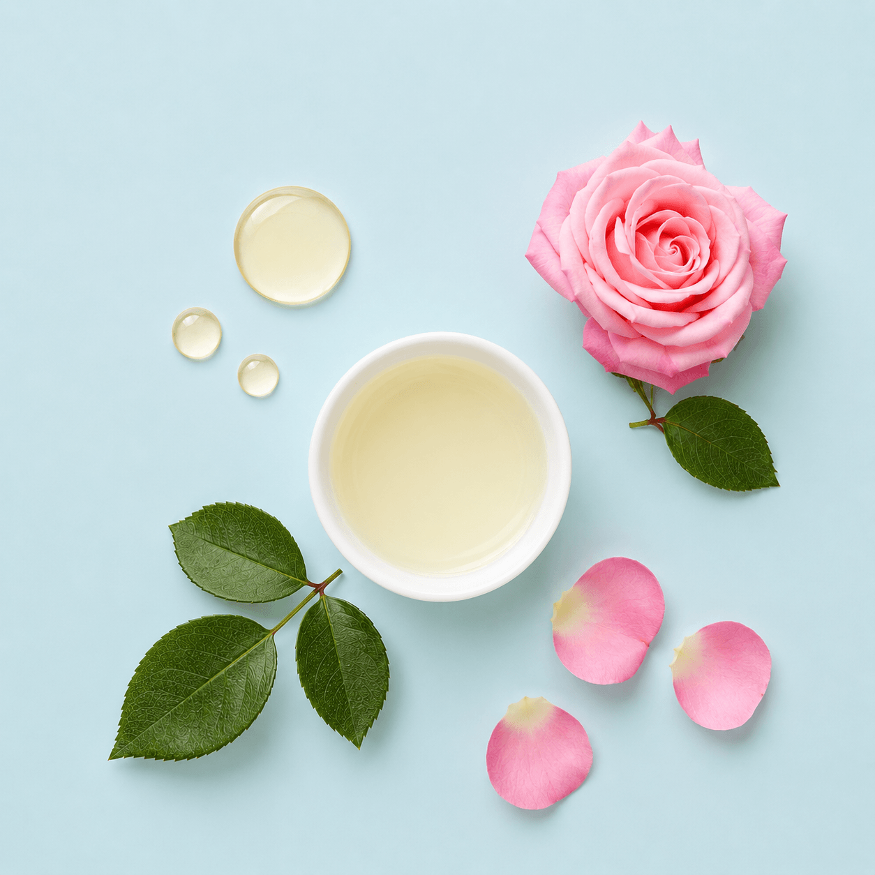 Vitamin E Oil And Rose Oil Blend - Certified Organic