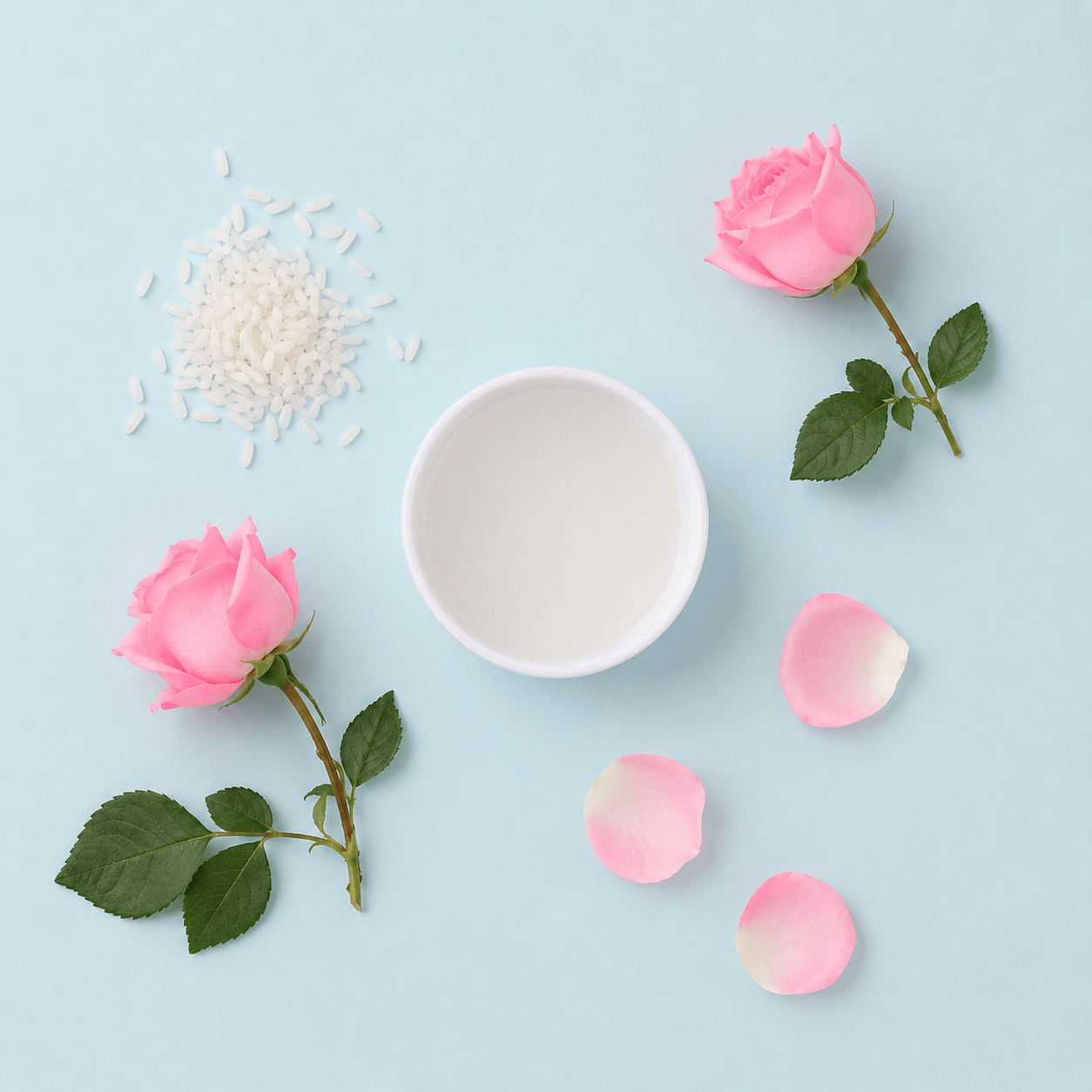 Rice Water Rose Mixture - Fermented