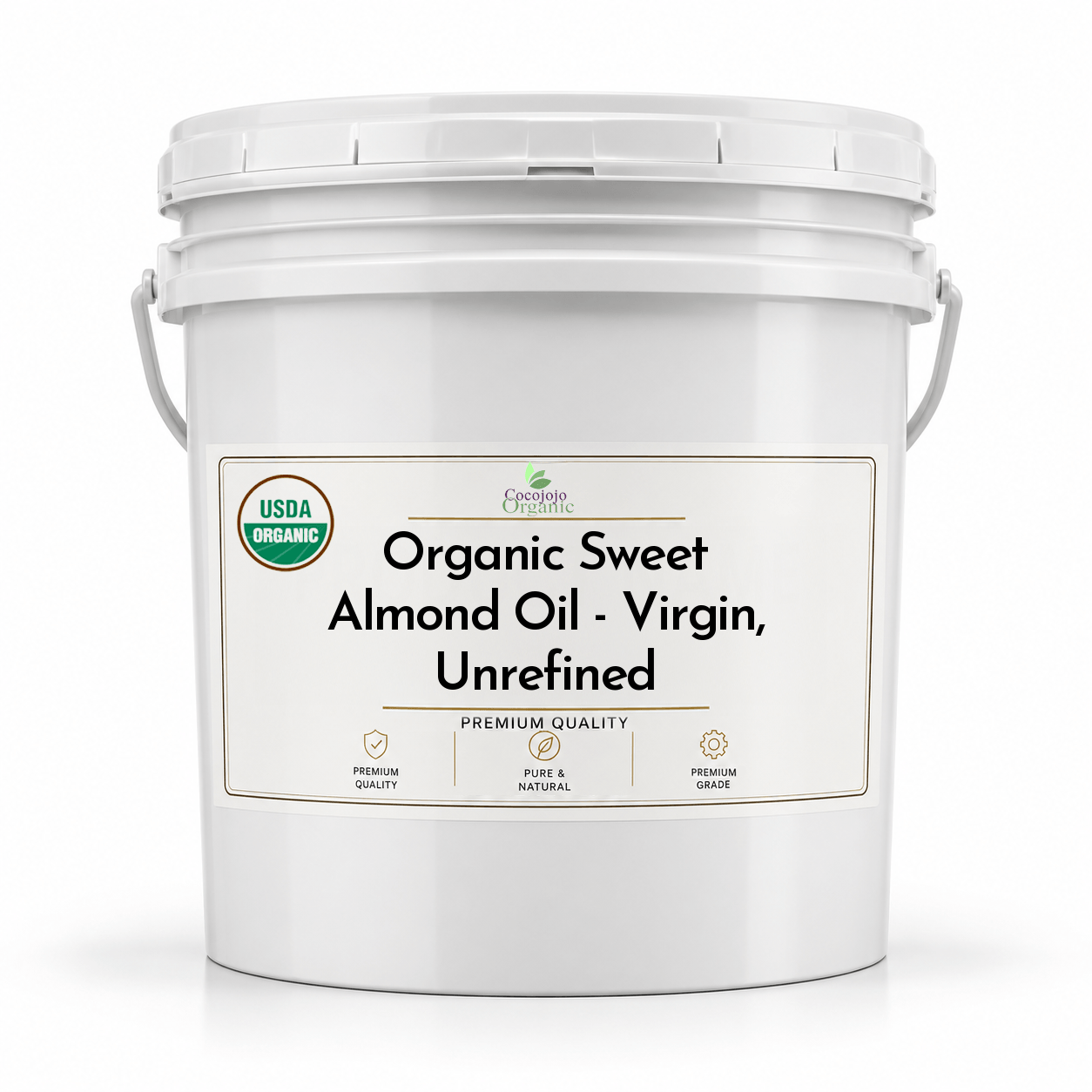 Organic Sweet Almond Oil - Virgin, Unrefined