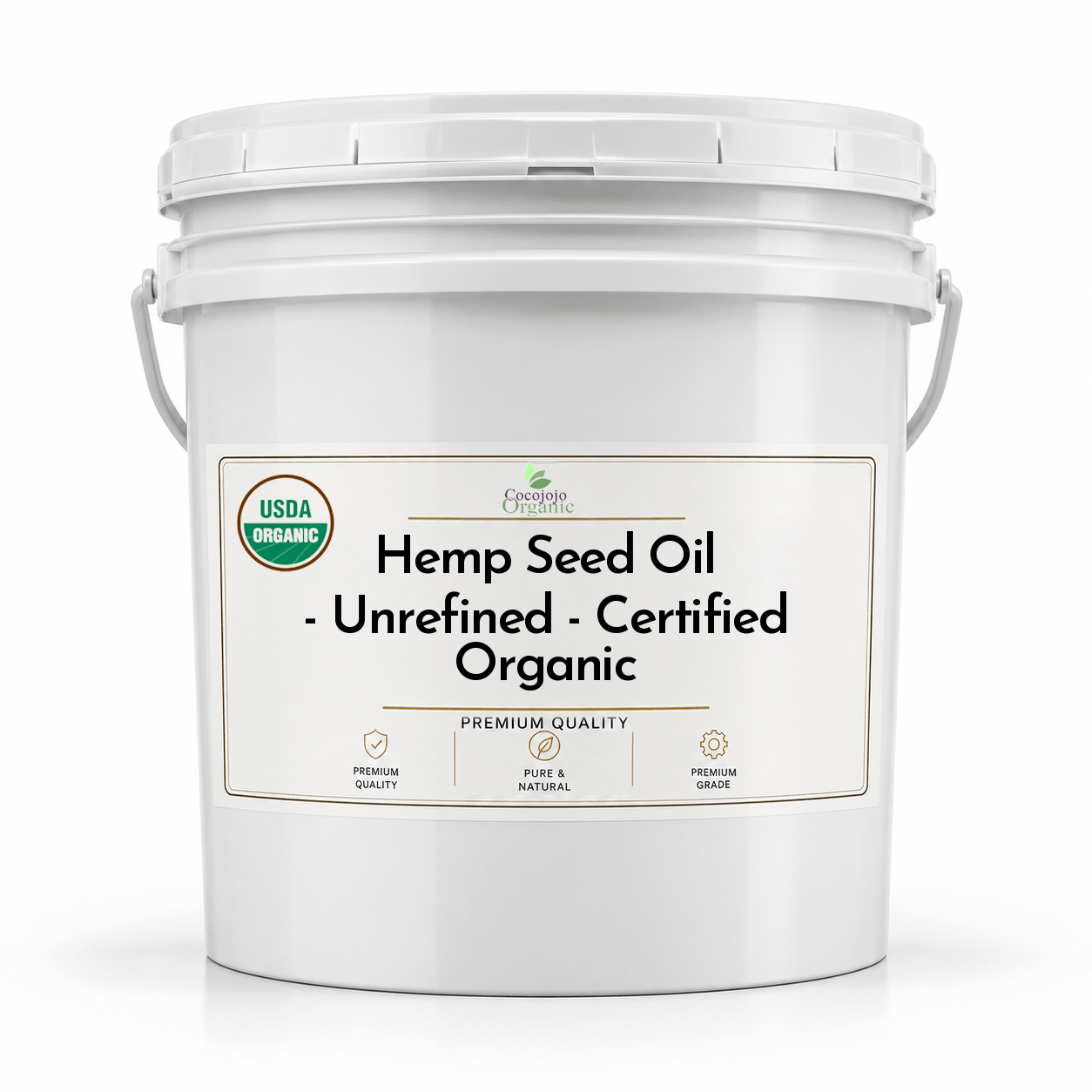 Hemp Seed Oil - Unrefined - Certified Organic