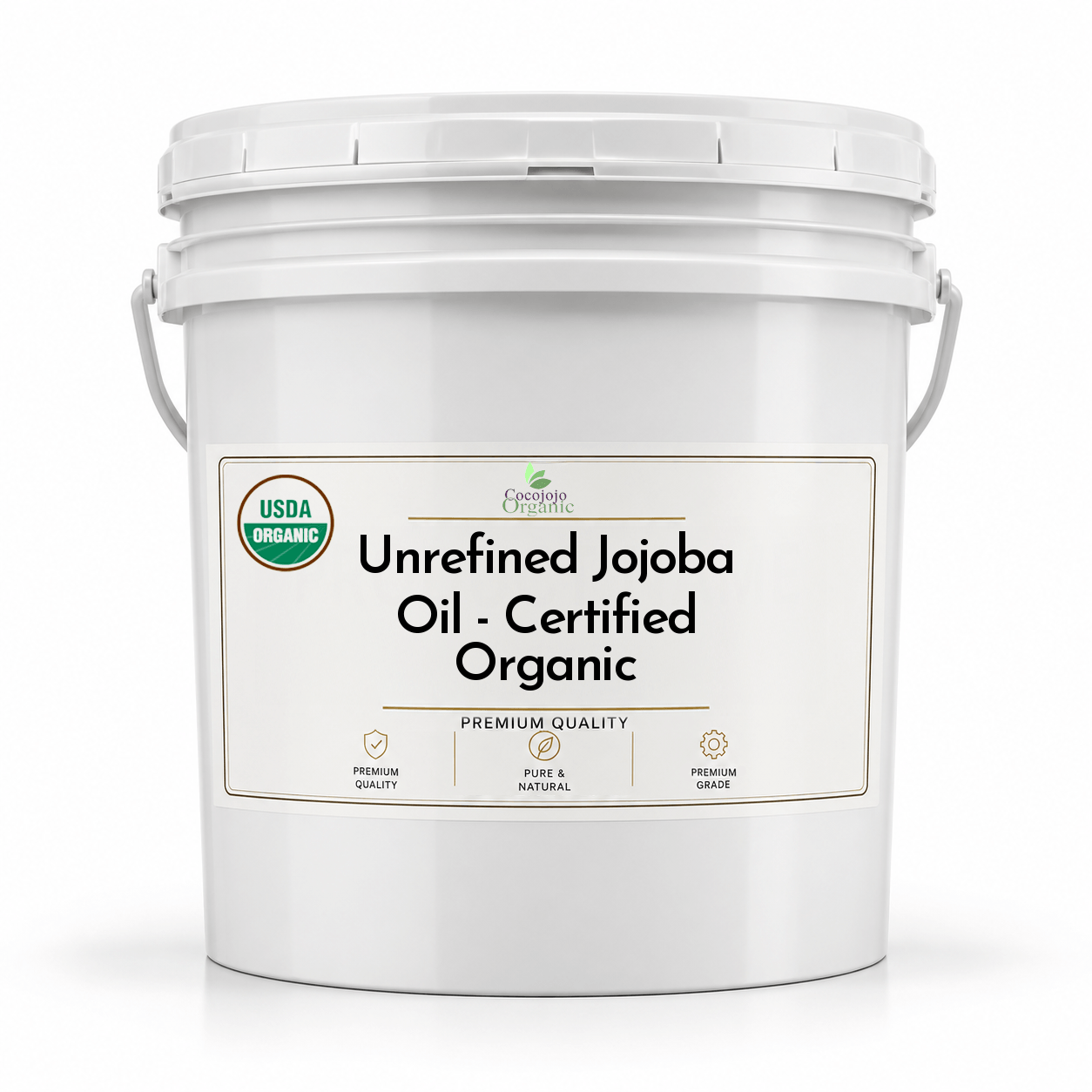 Unrefined Jojoba Oil - Certified Organic