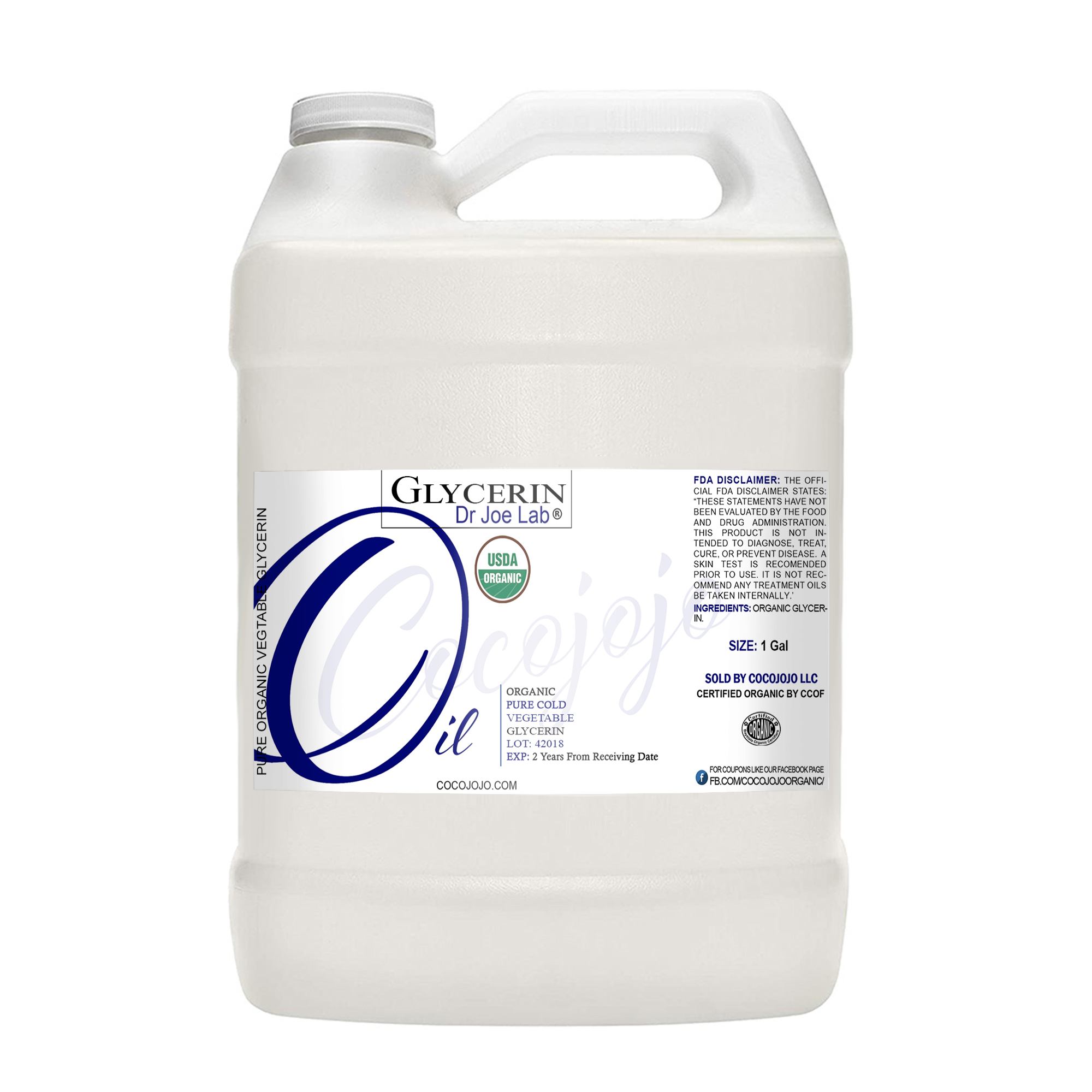 Glycerin Certified Organic