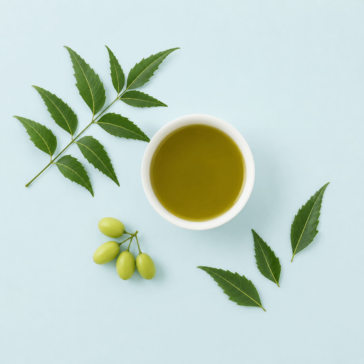 Neem leaf (Azadirachta indica)