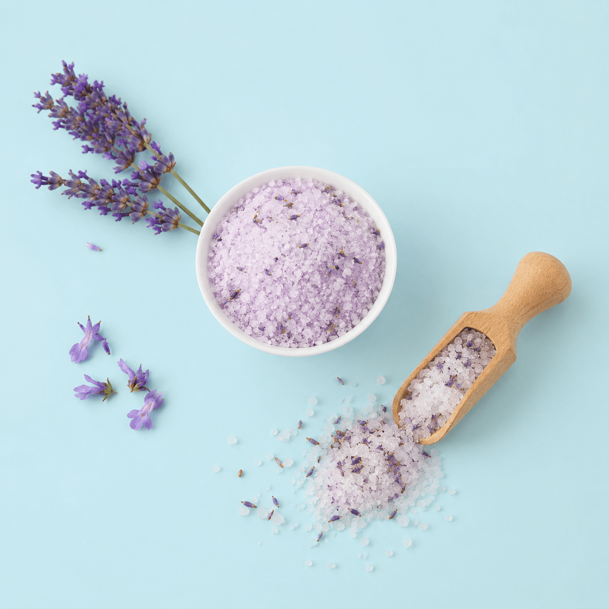 Milky Lavender Bath Salts