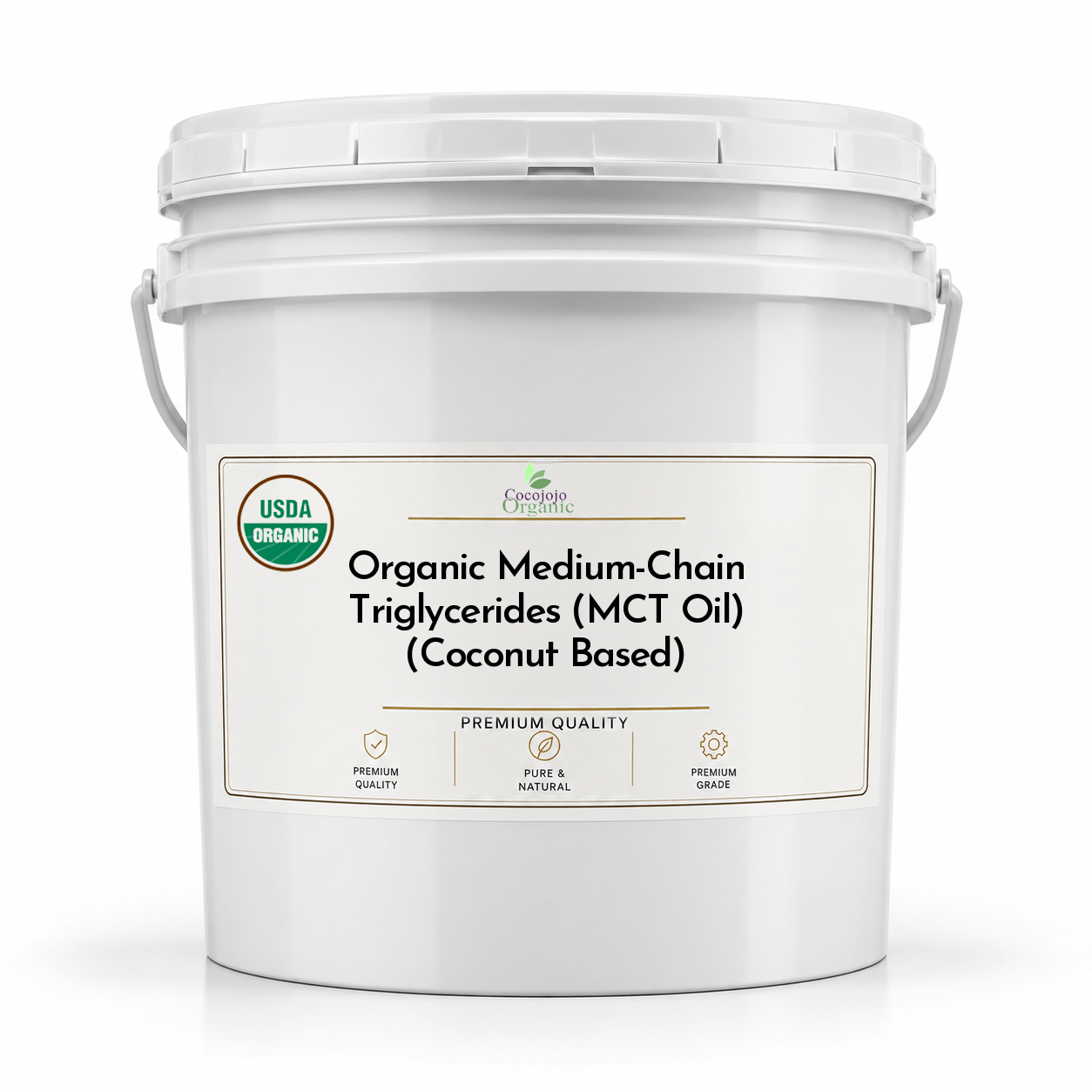 Organic Medium-Chain Triglycerides (MCT Oil) (Coconut Based)