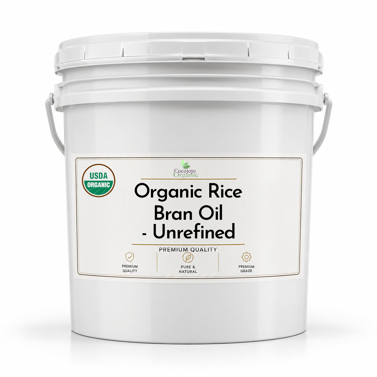 Organic Rice Bran Oil - Unrefined