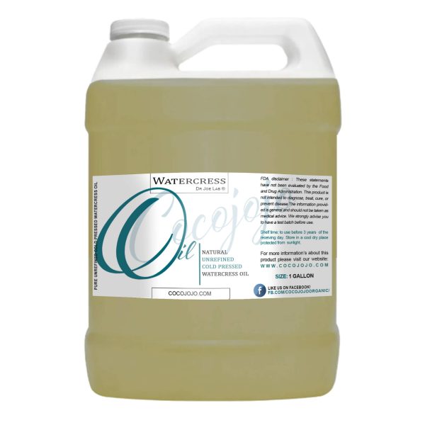 Pure Unrefined Watercress Oil 1 Gallon