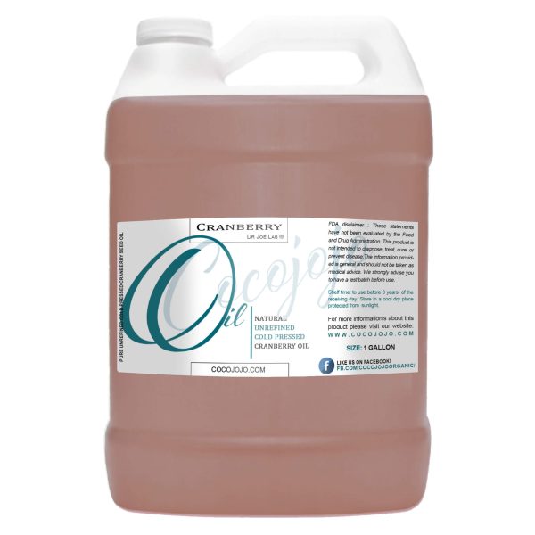 Cranberry Seed Oil Unrefined 1 Gallon