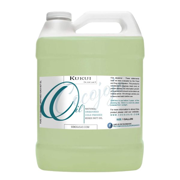 Kukui Nut Oil Unrefined 1 Gallon