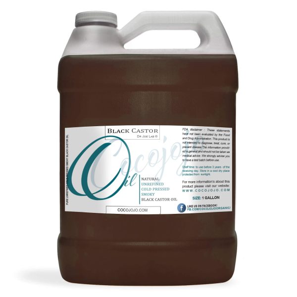 Smoky Black Castor Oil Unrefined 1 Gallon