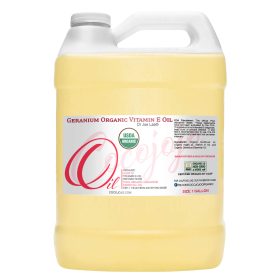 Organic Vitamin E oil Geranium Oil Blend - 1 Gallon
