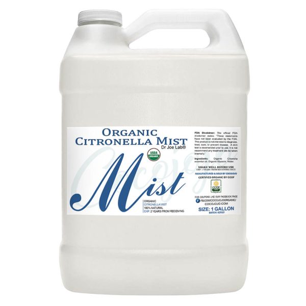 USDA Organic Citronella Mist 1 Gallon