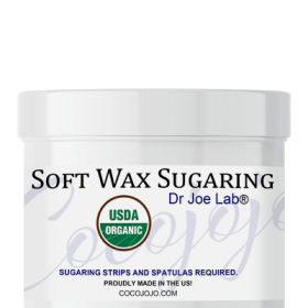 organic soft wax sugaring hair removal paste 8 oz usda certified bikini brazilian