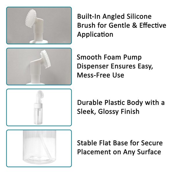 Plastic Foaming Face Wash Bottle